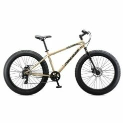 Mongoose Adult Malus 26" Fat Tire Mountain Bike Beige