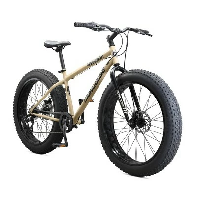 Mongoose Adult Malus 26" Fat Tire Mountain Bike Beige 9 Mongoose Adult Malus 26" Fat Tire Mountain Bike Beige - Image 7