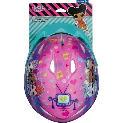L.O.L. Surprise! Child Bike Helmet - Pink/Purple 10 L.O.L. Surprise! Child Bike Helmet - Pink/Purple - Image 8