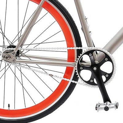 Sole Bicycles el Tigre II Single Speed 29" Road Bike - Silver 7 Sole Bicycles el Tigre II Single Speed 29" Road Bike - Silver - Image 5