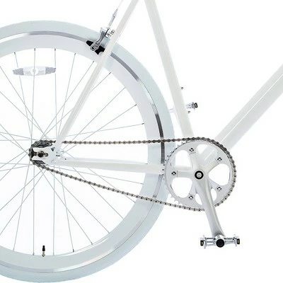 Sole Bicycles The Blanco II Single Speed 29" Road Bike - White 4 Sole Bicycles The Blanco II Single Speed 29" Road Bike - White - Image 2