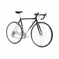 State Bicycle Co. Adult Bicycle 4130 Road Bike - Black & Metallic 8-Speed | 29" Wheel Height