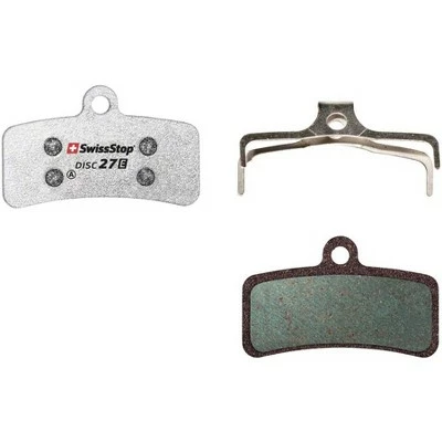 SwissStop E Compound Brake Pad Set, Disc 27: for Shimano 4-Piston and Downhill "D" Shape 3 SwissStop E Compound Brake Pad Set, Disc 27: for Shimano 4-Piston and Downhill "D" Shape