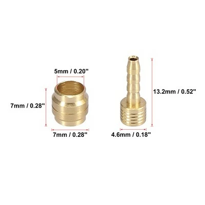 X AUTOHAUX 10 Set Bicycles Brake Hose Hydraulic and Olive Connector Insert Kit for Magura 3 X AUTOHAUX 10 Set Bicycles Brake Hose Hydraulic and Olive Connector Insert Kit for Magura