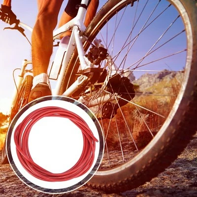 X AUTOHAUX Front Rear Bike Brake Cable Housing 3 Meter 4mm for Mountain Road Bicycle Red 3 X AUTOHAUX Front Rear Bike Brake Cable Housing 3 Meter 4mm for Mountain Road Bicycle Red