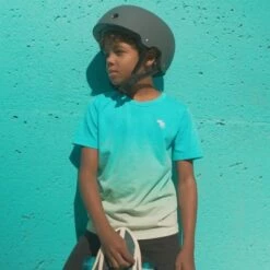 Bravo Nutcase Stripe Kids' Helmet - Gray -US Bikes & Cycling Sales 2023 unnamed file 9444