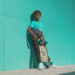 Bravo Nutcase Stripe Kids' Helmet - Gray -US Bikes & Cycling Sales 2023 unnamed file 9445