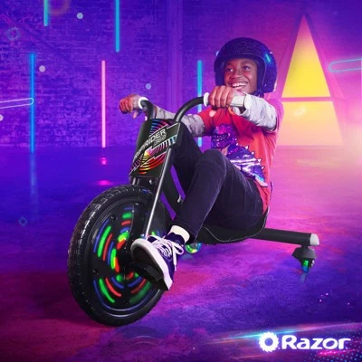 Razor Lightshow RipRider 16" Kids' Trike - Black 7 Razor Lightshow RipRider 16" Kids' Trike - Black - Image 6