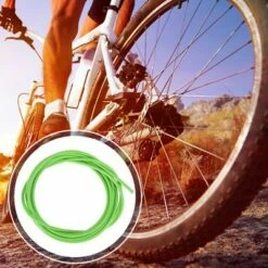 X AUTOHAUX Front Rear Brake Cable Housing 3 Meter 4mm for Mountain Bike Road Bicycle Green