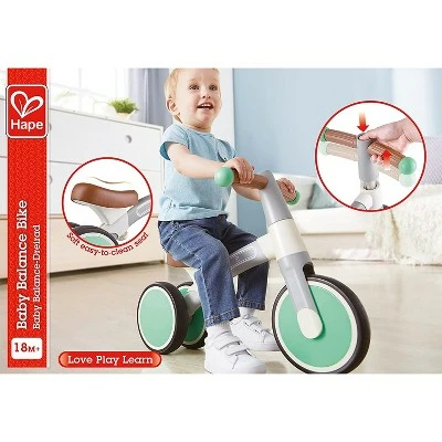 Hape First Time Balance Lightweight Free Riding Tricycle with Magnesium Frame and Adjustable Seat for Toddlers Ages 18 Months and Up, Vespa Green 5 Hape First Time Balance Lightweight Free Riding Tricycle with Magnesium Frame and Adjustable Seat for Toddlers Ages 18 Months and Up, Vespa Green - Image 4