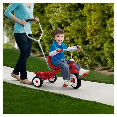 Radio Flyer Steer and Stroll Trike - Red 8 Radio Flyer Steer and Stroll Trike - Red - Image 7