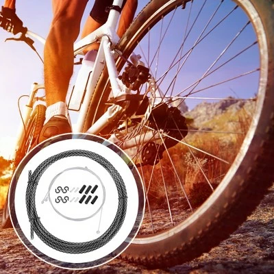 X AUTOHAUX 1 Set Bicycle Brake Cable Housing Replace Kit 5mm 3 Meter for Mountain Road Bike 3 X AUTOHAUX 1 Set Bicycle Brake Cable Housing Replace Kit 5mm 3 Meter for Mountain Road Bike