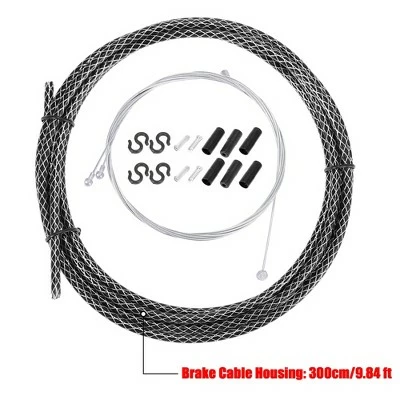 X AUTOHAUX 1 Set Bicycle Brake Cable Housing Replace Kit 5mm 3 Meter for Mountain Road Bike 4 X AUTOHAUX 1 Set Bicycle Brake Cable Housing Replace Kit 5mm 3 Meter for Mountain Road Bike - Image 2