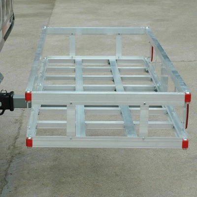 Rockland Universal Aluminum Cargo Carrier Rack Fits SUVs, Trucks, Cars, and RVs with 2 x 2 Inch Receiver Hitches, 31 x 49 Inches, 500 Pound Capacity 5 Rockland Universal Aluminum Cargo Carrier Rack Fits SUVs, Trucks, Cars, and RVs with 2 x 2 Inch Receiver Hitches, 31 x 49 Inches, 500 Pound Capacity - Image 3