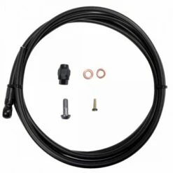 TRP Disc Brake Banjo Hose Kit - 2000 x 5.5mm, Black