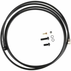 TRP Disc Brake Banjo Hose Kit - 2000 x 5.0mm, Black