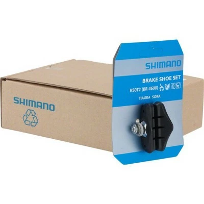 Shimano Tiagra 4600 R50T2 Road Bike Bolt In Caliper Brake Shoes 5-Pairs 3 Shimano Tiagra 4600 R50T2 Road Bike Bolt In Caliper Brake Shoes 5-Pairs